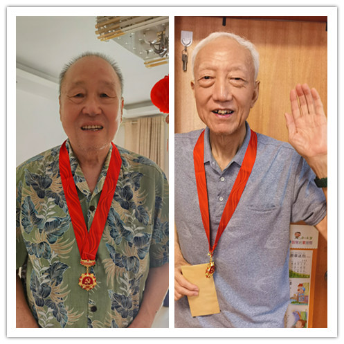 公司領(lǐng)導(dǎo)看望慰問老黨員并頒發(fā)“光榮在黨50年”紀念章